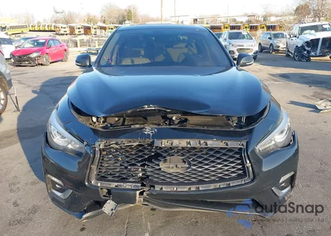 2018 Infiniti Q50 2.0T Luxe z USA, uszkodzony, nr VIN JN1CV7AR8JM280073